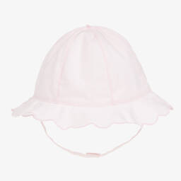 Emile et Rose-Baby Girls Pink Cotton Sun Hat | Childrensalon Outlet