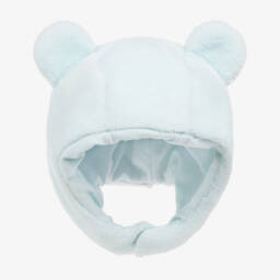 Emile et Rose-Boys Soft Blue Bear Hat | Childrensalon Outlet