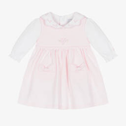 Emile et Rose-Girls Pink Dress and Bodysuit Set | Childrensalon Outlet