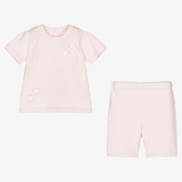 Emile et Rose-Розовый трикотажный топ и шорты | Childrensalon Outlet