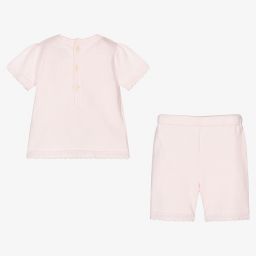Emile et Rose-Розовый трикотажный топ и шорты | Childrensalon Outlet
