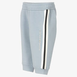 Emporio Armani-Baby Boys Blue Cotton Logo Joggers | Childrensalon Outlet