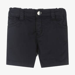 إEmporio Armani-شورت أطفال ولادي قطن لون كحلي | Childrensalon Outlet