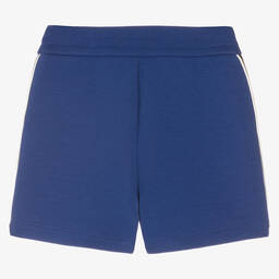 إمبوريو أرماني-شورت أطفال ولادي قطن جيرسي لون أزرق | Childrensalon Outlet