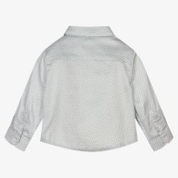 Emporio Armani-Голубая рубашка для малышей | Childrensalon Outlet