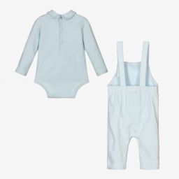 Emporio Armani-Комплект с полукомбинезоном для малышей | Childrensalon Outlet