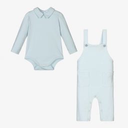 Emporio Armani-Комплект с полукомбинезоном для малышей | Childrensalon Outlet