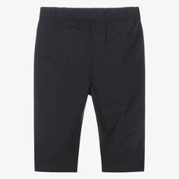 Emporio Armani-Синие хлопковые брюки для малышей | Childrensalon Outlet