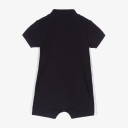 إمبوريو أرماني-تبّان قطن لون كحلي للمواليد | Childrensalon Outlet