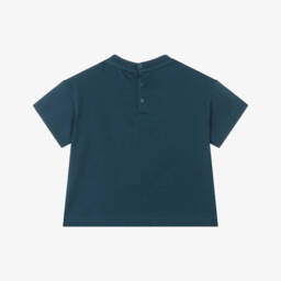 Emporio Armani-Футболка синий с орлом для малышей мальчиков | Childrensalon Outlet