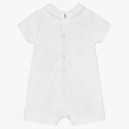 إEmporio Armani-تبّان قطن لون أبيض للمواليد | Childrensalon Outlet