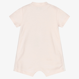 إمبوريو أرماني-تبّان قطن جيرسي لون زهري باهت للمولودات | Childrensalon Outlet