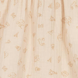 Emporio Armani-Baby Girls Pink Cotton Dress | Childrensalon Outlet