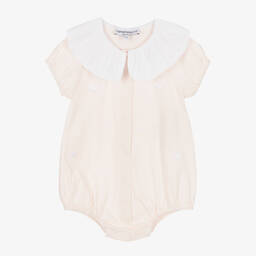 Emporio Armani-Розовый хлопковый песочник | Childrensalon Outlet