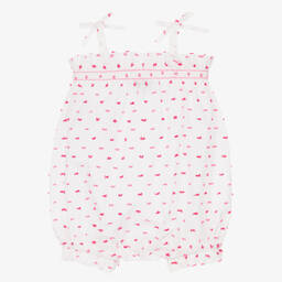 إEmporio Armani-تبّان قطن فوال لون أبيض للمولودات | Childrensalon Outlet