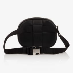 Emporio Armani-Black Logo Belt Bag (15cm) | Childrensalon Outlet