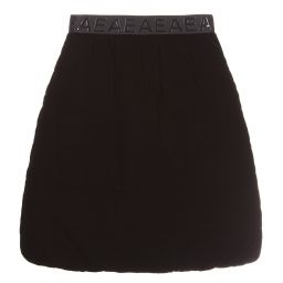 Emporio Armani-Black Velvet Puffer Skirt | Childrensalon Outlet
