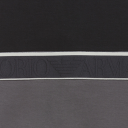 Emporio Armani-Blue & Grey Logo Sweatshirt | Childrensalon Outlet