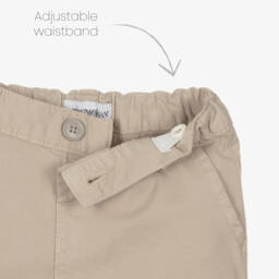 Emporio Armani-Бежевые хлопковые брюки чинос для малышей | Childrensalon Outlet