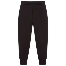 Emporio Armani-Boys Black Logo Joggers | Childrensalon Outlet