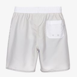 Emporio Armani-Бежево-голубые плавки-шорты для мальчиков | Childrensalon Outlet