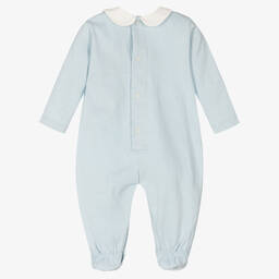 Emporio Armani-Голубой хлопковый комбинезон | Childrensalon Outlet