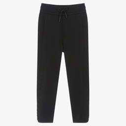 Emporio Armani-Boys Blue Cotton Joggers | Childrensalon Outlet