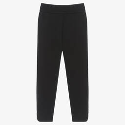 Emporio Armani-Boys Blue Cotton Joggers | Childrensalon Outlet