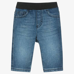Emporio Armani-Boys Blue Denim Jeans | Childrensalon Outlet