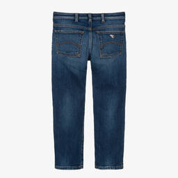 Emporio Armani-Синие прямые джинсы для мальчиков | Childrensalon Outlet