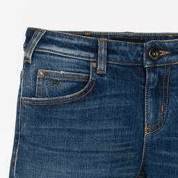 Emporio Armani-Синие прямые джинсы для мальчиков | Childrensalon Outlet