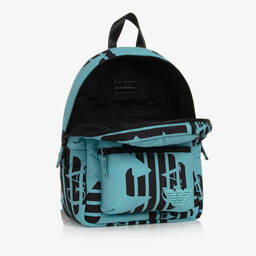 Emporio Armani-Boys Blue Eagle Logo Backpack (36cm) | Childrensalon Outlet