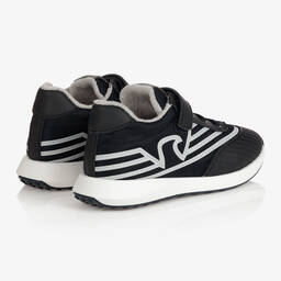 Emporio Armani-Boys Blue Eagle Logo Trainers | Childrensalon Outlet