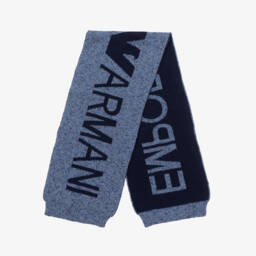 Emporio Armani-Boys Blue Iconic Knit Set | Childrensalon Outlet