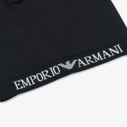 إEmporio Armani-سويتشيرت قطن لون كحلي للأولاد | Childrensalon Outlet