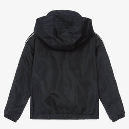 Emporio Armani-Boys Blue Logo Tape Jacket | Childrensalon Outlet