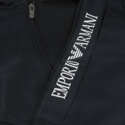 Emporio Armani-Boys Blue Logo Tracksuit Set | Childrensalon Outlet