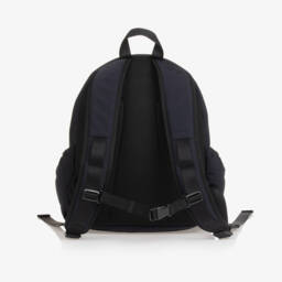 Emporio Armani-Boys Dark Blue Quilted Backpack | Childrensalon Outlet