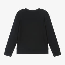 Emporio Armani-Boys Deep Blue Logo Sweatshirt | Childrensalon Outlet
