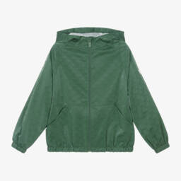 إEmporio Armani-جاكيت نسيم الزمرد للأولاد | Childrensalon Outlet