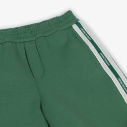 Emporio Armani-Костюм изумрудный и кремовый из хлопка для мальчиков | Childrensalon Outlet