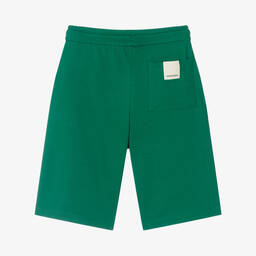 Emporio Armani-Зеленые шорты из хлопкового джерси | Childrensalon Outlet