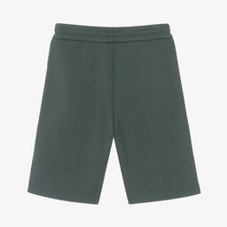 إمبوريو أرماني-شورت قطن جيرسي لون أخضر للأولاد | Childrensalon Outlet