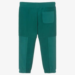 Emporio Armani-Boys Green Cotton Joggers | Childrensalon Outlet