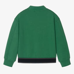 Emporio Armani-Зеленый топ на молнии для мальчиков | Childrensalon Outlet