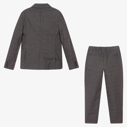 Emporio Armani-Серый брючный костюм в клетку | Childrensalon Outlet