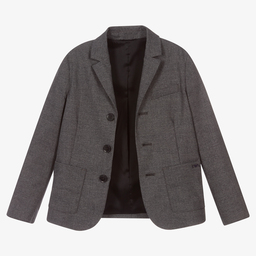 Emporio Armani-Серый брючный костюм в клетку | Childrensalon Outlet