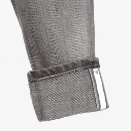 Emporio Armani-Boys Grey Denim Jeans | Childrensalon Outlet
