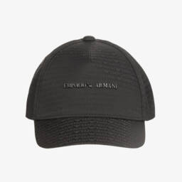 Emporio Armani-Boys Khaki Logo Baseball Hat | Childrensalon Outlet