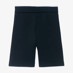 إEmporio Armani-شورت أزرق داكن احتفالي للأولاد | Childrensalon Outlet